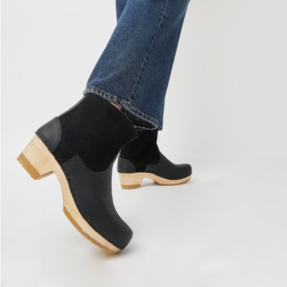 No. 6 Blue Ankle Boots
